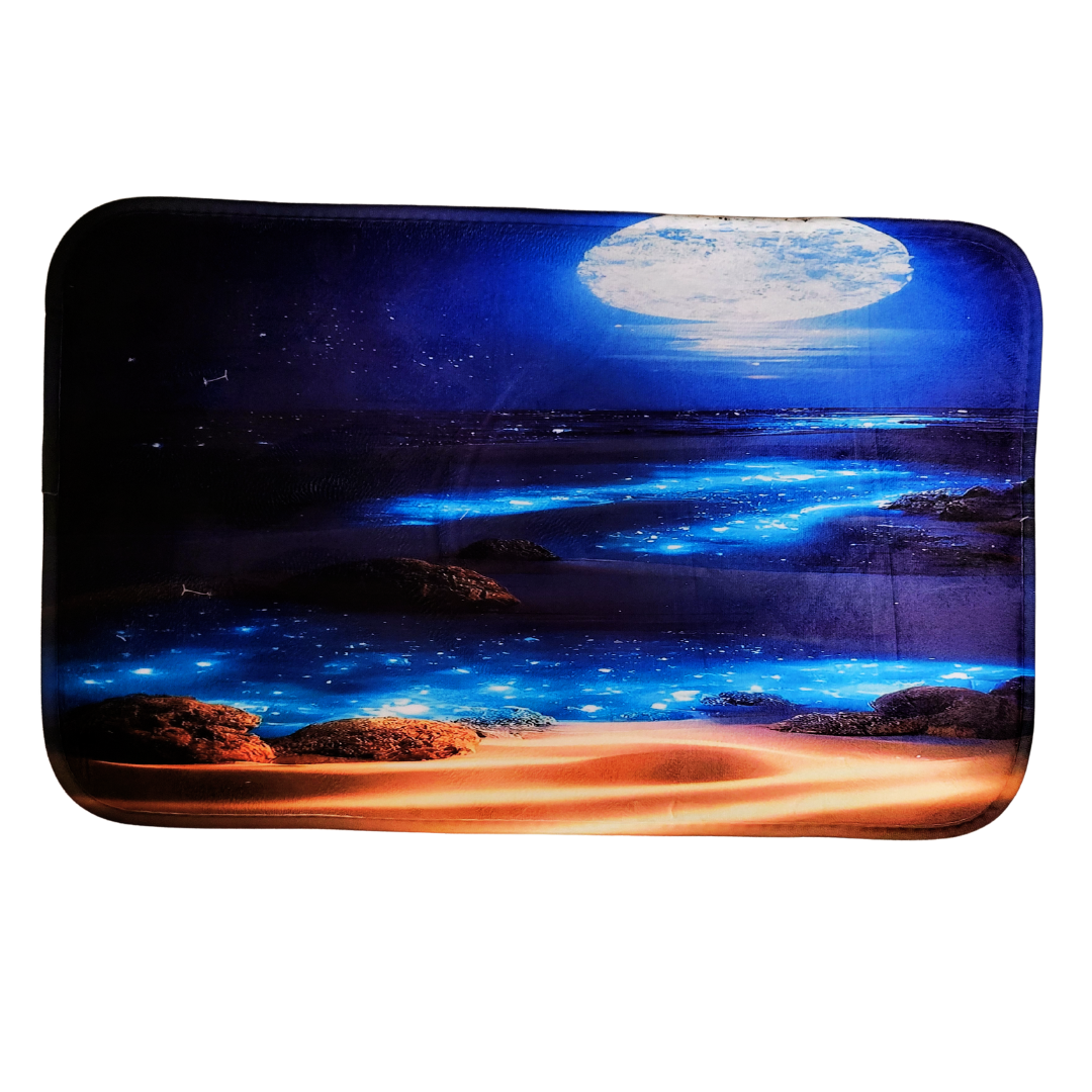 Set Pentru Baie: Perdea, Covorase Si Husa De Toaleta -  Blue Moon