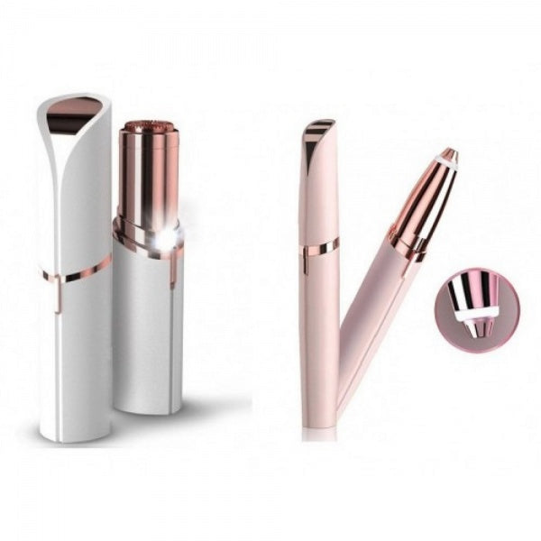 Set 2 in 1 Epilator Facial + Trimmer Sprancene, Fara Durere, Portabil, Design Elegant pentru Ingrijire Rapida