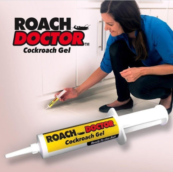 Set 3 x Gel Profesional Roach Doctor Anti Gandaci, Formula Concentrata cu Aplicare Precisa, Solutie Eficienta pentru Interior si Exterior