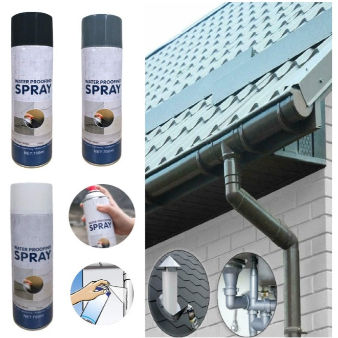 Set 2 x Spray de Etansare 750ml – Solutie Hidroizolanta Universala, Spray Waterproof Acoperis, Tevi, Pereti, Protectie Impotriva Infiltratiilor
