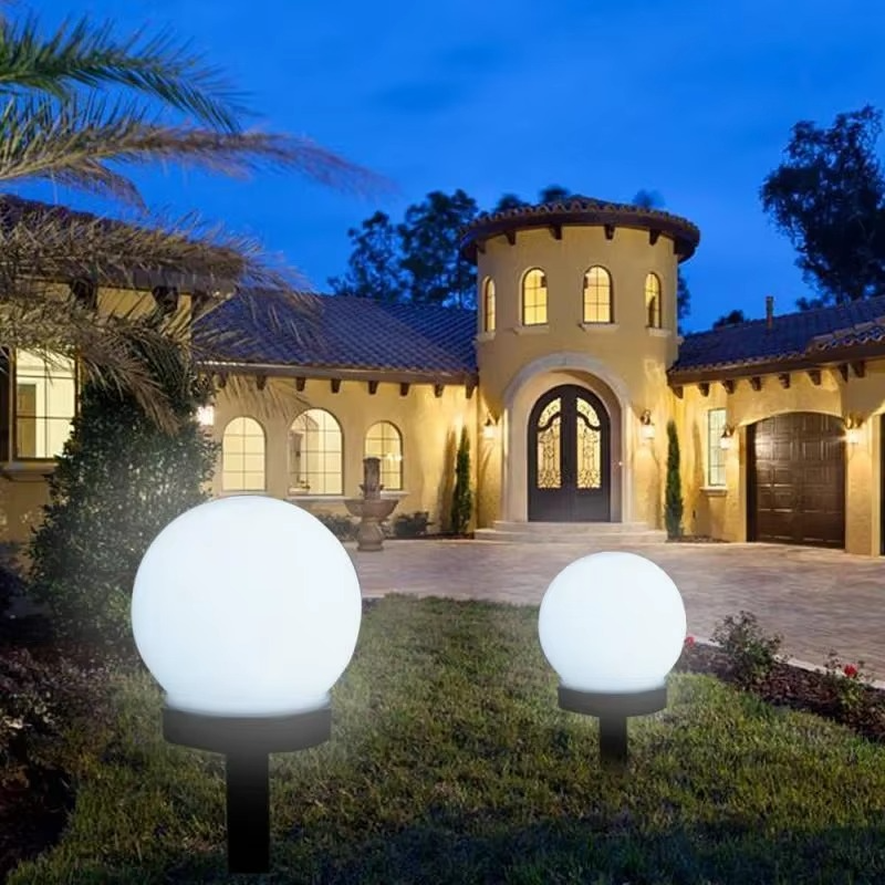 Set 6 x Lampa Solara LED Gradina tip Glob – Iluminat Exterior Premium fara Cabluri, Rezistenta la Apa, Lumina Ambientala Automata