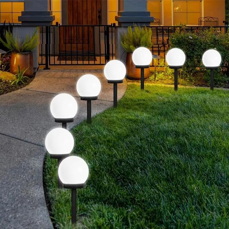 Set 10 x Lampa Solara LED Gradina tip Glob – Iluminat Exterior Premium fara Cabluri, Rezistenta la Apa, Lumina Ambientala Automata