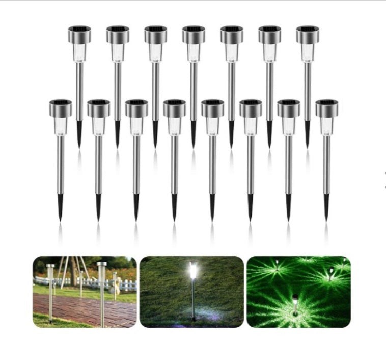 Set 20 x lampa solara LED gradina tip Tarus– iluminat Exterior Solar, Rezistenta la Apa, Lumina Automata, Decor Curte, Gazon, Terasa