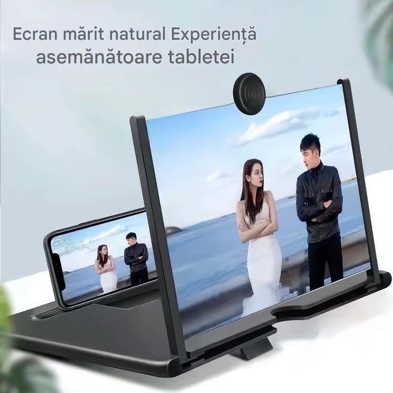 Set 2 x Amplificator Ecran Telefon HD, Lupa pentru Smartphone, Marire 3D, Protectie Ochi, Ideal pentru Filme si Video